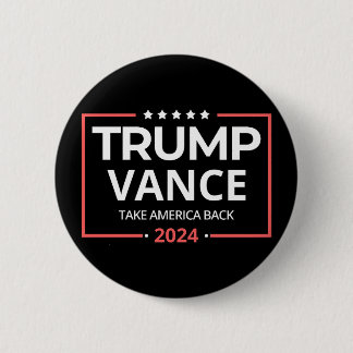 Trump Vance , Trump Vance 2024, nimmt Amerika zurü Button