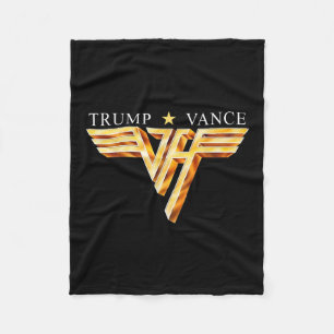 Trump Vance Tv Rocker Gold Vintage Trump Vance Fleecedecke