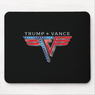 Trump Vance Tv Rocker-Logo Vintage Trump Vance 202 Mousepad
