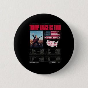 Trump Vance Us Tour Button