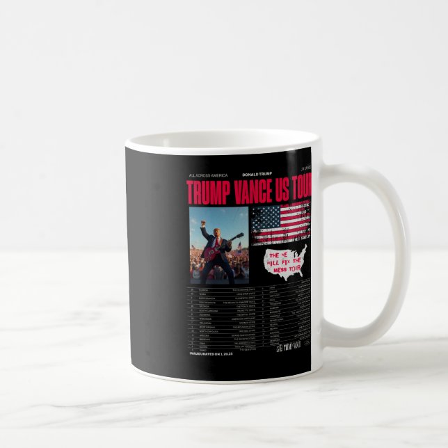 Trump Vance Us Tour Kaffeetasse (Rechts)