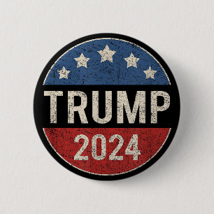 Trump Vance Wahl 2024 Button