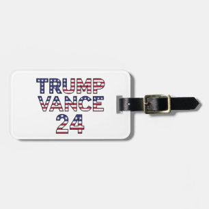 Trump Vance-Wahlkampflogo 2024 Gepäckanhänger