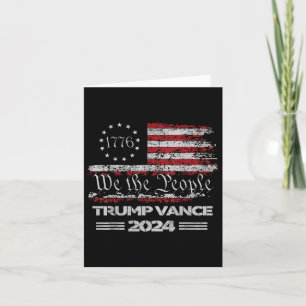 Trump Vance We the People 47. Präsident Trump gewa Karte