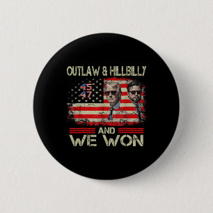 Trump Vance We Won Win Einweihung Tag 2025 47. Button