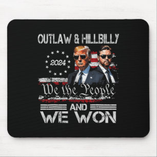 Trump Vance We Won Win Einweihung Tag 2025 47. Mousepad