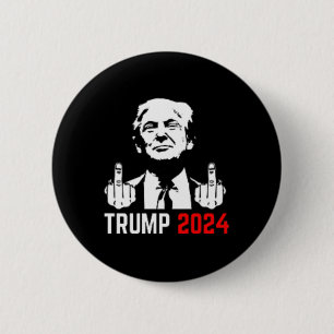 Trump verhaftet diese Fingers 2024 Amerika USA Fla Button