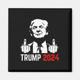 Trump verhaftet diese Fingers 2024 Amerika USA Fla Magnet