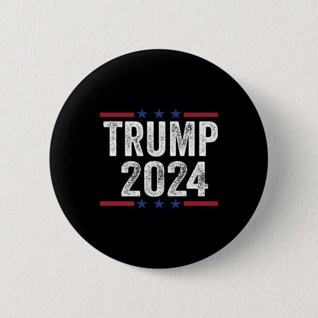 Trump verhaftet diese zwei Seiten Button (Vorderseite)