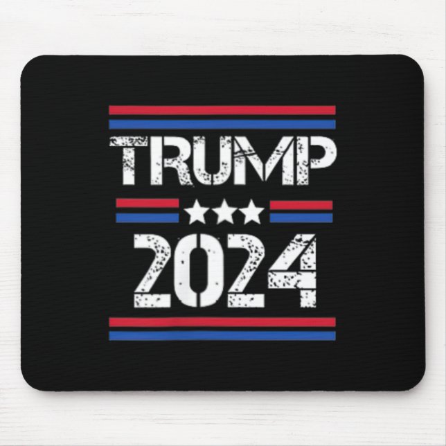 Trump verhaftet diese zwei Seiten Mousepad (Vorne)