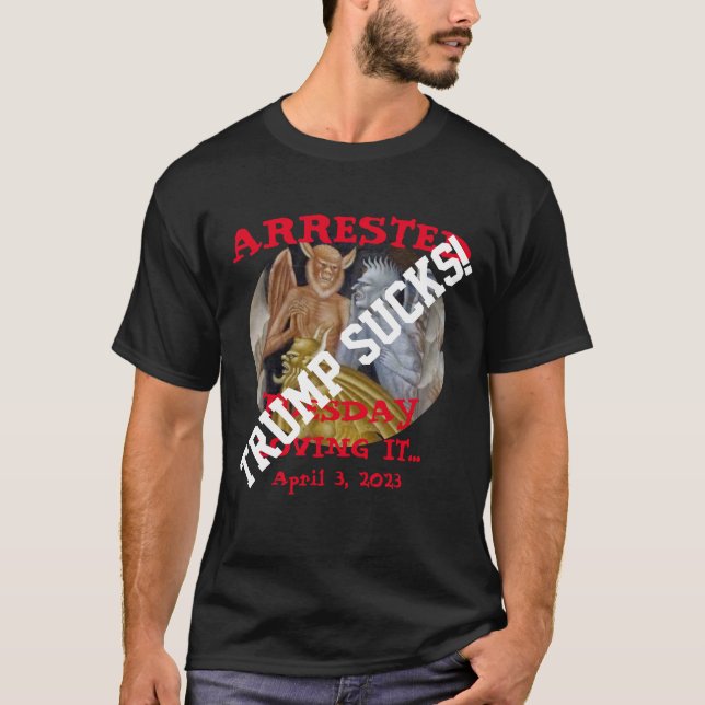 Trump verhaftet T-Shirt (Vorderseite)
