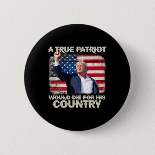 Trump verpasste mir Pennsylvania Rally Patriot USA Button