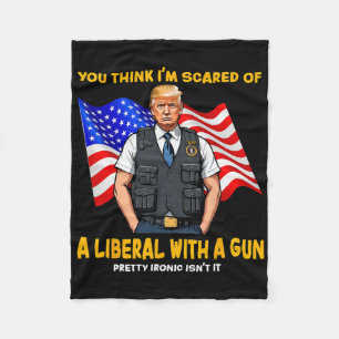 Trump verpasste mir Pennsylvania Rally Patriot USA Fleecedecke