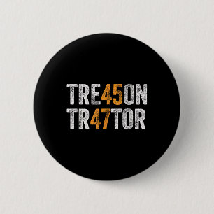 Trump Verr45at Verrat Tr47tor Verräter 45 47 Vinta Button