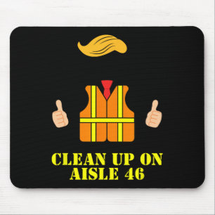 Trump verschrottet die Sicherheitsweste des Mannes Mousepad