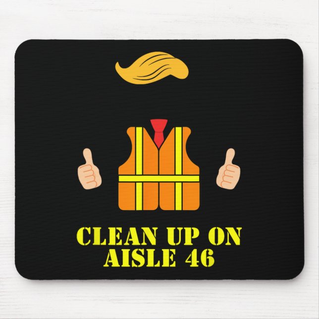 Trump verschrottet die Sicherheitsweste des Mannes Mousepad (Vorne)