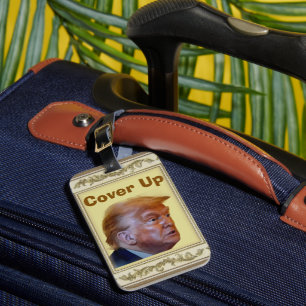 Trump/Vertuschung-Gepäckanhänger Gepäckanhänger