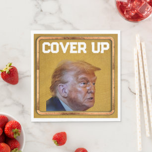 Trump-Vertuschung-Papier-Serviette Serviette