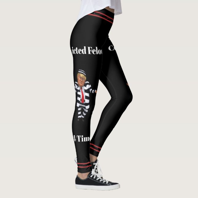 Trump verurteilte Felon Leggings (Rechts)
