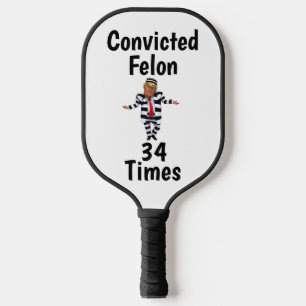 Trump verurteilte Felon Pickleball Paddle
