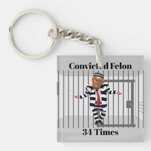 Trump verurteilte Felon-Schlüsselanhänger Schlüsselanhänger