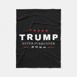 Trump verzichtet 2024 Maga Patriotisches T-Shirt n Fleecedecke