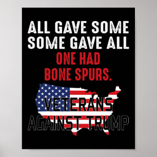 Trump Veteranen gegen Trump Poster