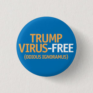Trump Virusfrei Button