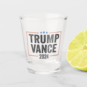 Trump-Vizepräsident Vance 2024 Präsidentschaftswah Schnapsglas