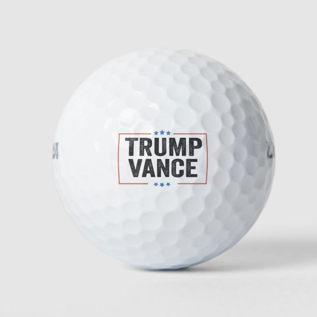 Trump Vizepräsident Vance Präsident Election USA Golfball (Vorderseite)