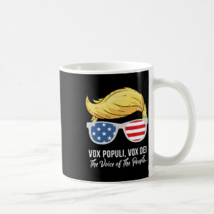 Trump Vox Populi Vox Dei Stimme Des Volkes Wählen Kaffeetasse