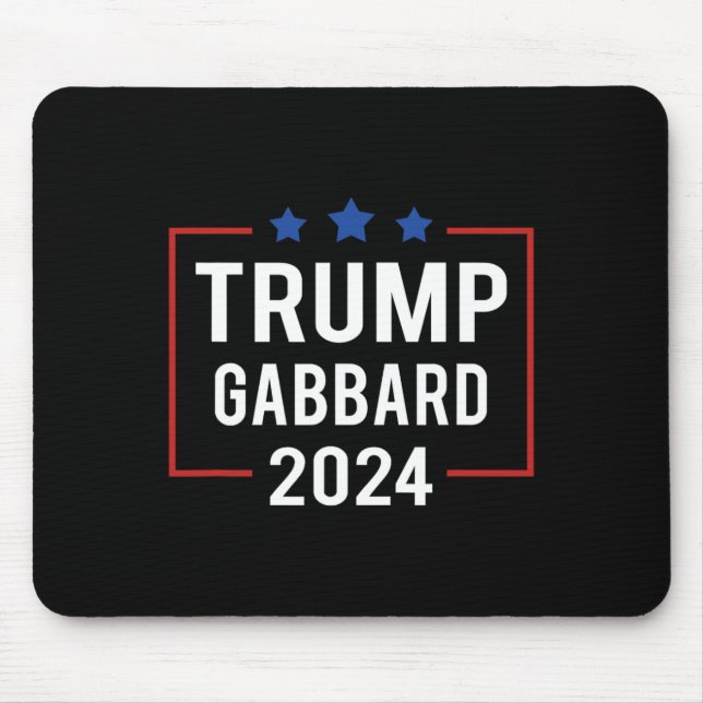 Trump Vp Gabbard 2024 Wahl Mousepad (Vorne)