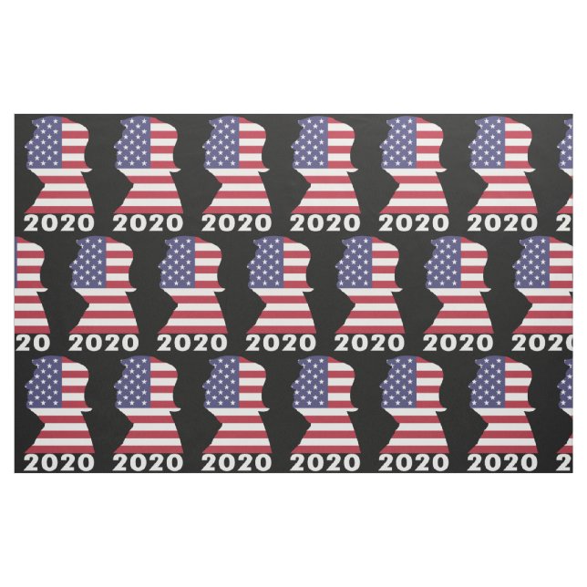 Trump-Wahl 2020-Muster Stoff (Fat Quarter (45,7 x 55,9 cm))