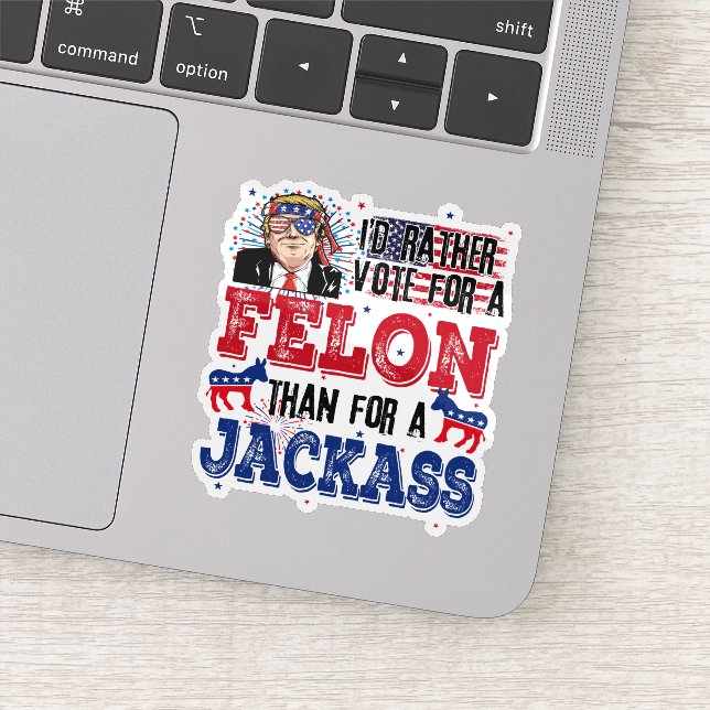 Trump-Wahlkampfflugzeug 2024 Aufkleber (Detail)