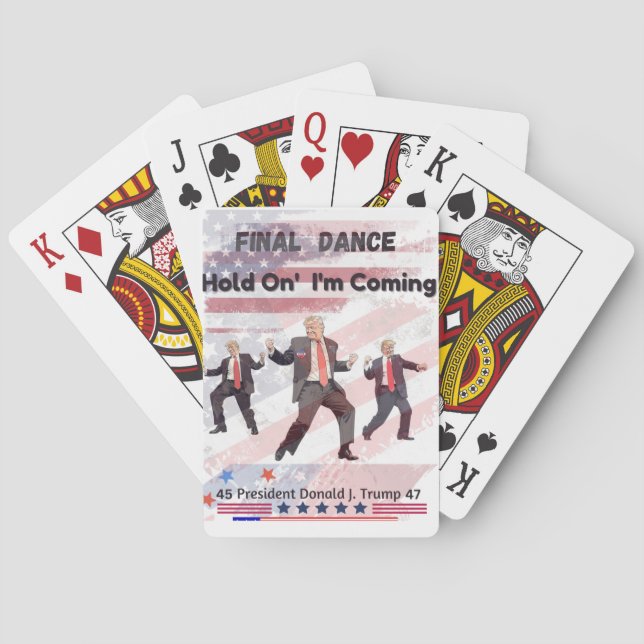 Trump Wahlkarten für klassische Spiele Spielkarten (Rückseite)