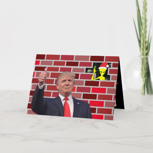Trump Wall Weihnachten (Vorderseite)