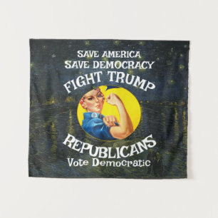 Trump Wandteppich