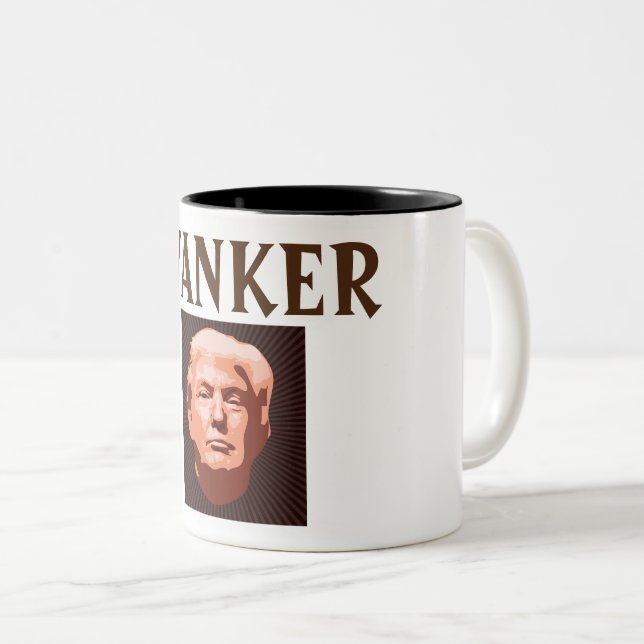 Trump Wanker Coffee Tasse (VorderseiteRechts)