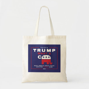 Trump. Was A C*** - Anti-Trump-Wahlplakat - Tragetasche