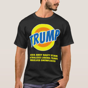 Trump wäscht hässliche Flecken weg und löst Schnee T-Shirt