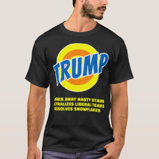 Trump wäscht hässliche Flecken weg und löst Schnee T-Shirt