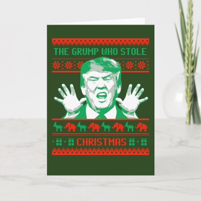 Trump Weihnachten - Der Grump, der Weihnachten ges (Vorderseite)