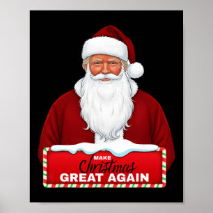 Trump Weihnachten Feiertag Xmas Republikaner Konse Poster