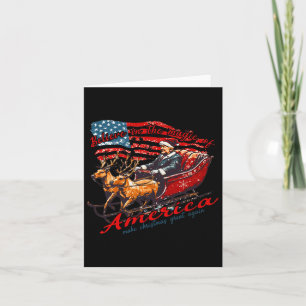 Trump Weihnachten Glaube an die Magie Amerikas  Karte