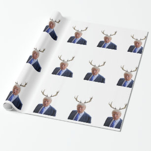 Trump Weihnachten: Hirsch, Herr Präsident Geschenkpapier