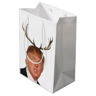 Trump Weihnachten: Hirsch, Herr Präsident Mittlere Geschenktüte
