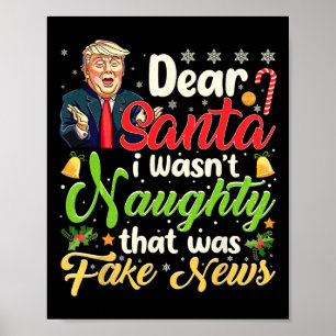 Trump Weihnachten - Ich war nicht unartig Poster