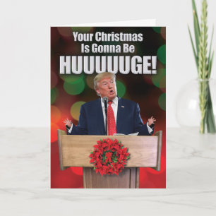 Trump Weihnachten Weihnachten Weihnachtskarte