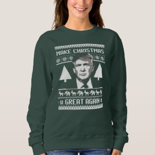 Trump Weihnachten - Weihnachten wieder großartig m Sweatshirt