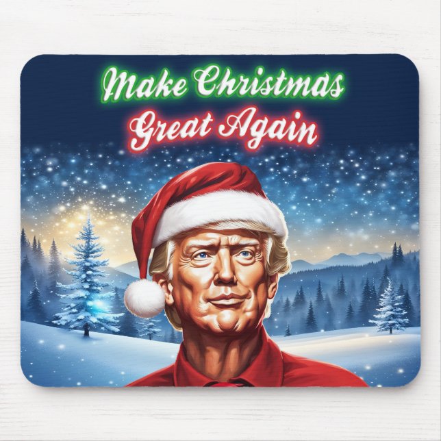 Trump - Weihnachten wieder großartig machen Mousepad (Vorne)